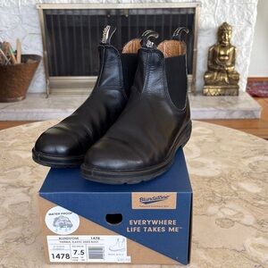 Blundstone 1478 Thermal Elastic Sided Waterproof Boots Rustic Black with box